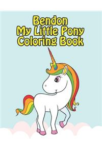 bendon my little pony coloring book