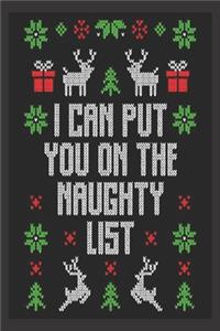 I can put you on the naughty list