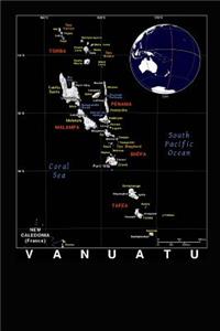 Modern Day Color Map of Vanuatu Journal