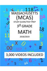 3rd Grade MASSACHUSETTS MCAS, 2019 MATH, Test Prep