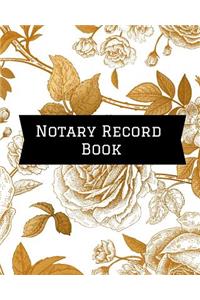 Notary Record Book