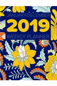 January - December 2019 Weekly Planner