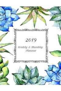 2019 Weekly & Monthly Planner
