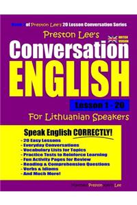 Preston Lee's Conversation English For Lithuanian Speakers Lesson 1 - 20 (British Version)