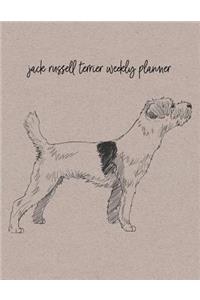 Jack Russell Terrier Weekly Planner