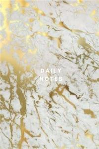 Daily Notes - Gold Marble