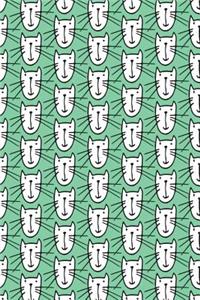 Bullet Journal Notebook for Cat Lovers Smiley Cats Pattern 4