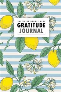 Happiness Memory Book Gratitude Journal: Vintage Lemon 102 Gratitude Journal Pages - Pocket Size