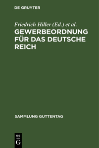 Gewerbeordnung Für Das Deutsche Reich