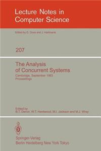 Analysis of Concurrent Systems