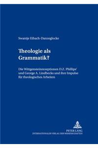 Theologie ALS Grammatik?