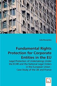 Fundamental Rights Protection for Corporate Entities in the EU