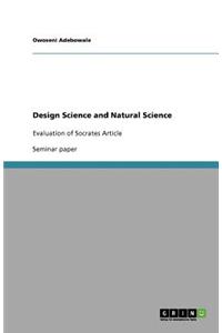 Design Science and Natural Science
