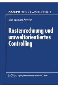 Kostenrechnung Und Umweltorientiertes Controlling