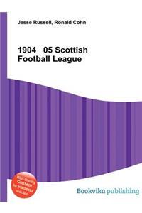 1904 05 Scottish Football League