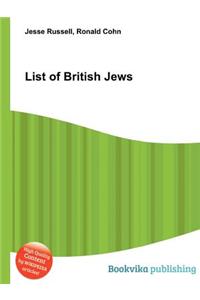 List of British Jews