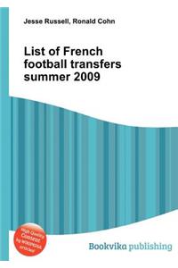 List of French Football Transfers Summer 2009