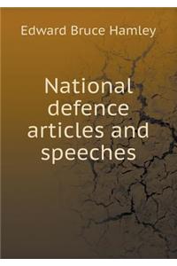 National defence articles and speeches