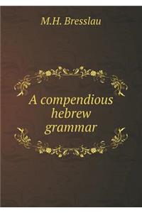 A Compendious Hebrew Grammar