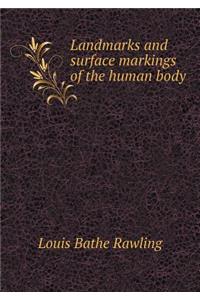 Landmarks and surface markings of the human body