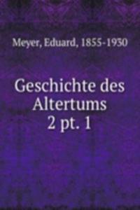 Geschichte des Altertums