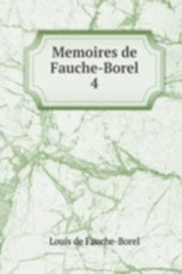 Memoires de Fauche-Borel