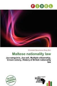Maltese Nationality Law