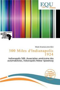 500 Miles D'Indianapolis 1924