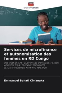 Services de microfinance et autonomisation des femmes en RD Congo