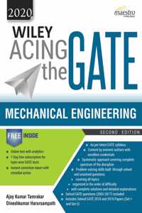 Wiley Acing the GATE: Mechanical Engineering, 2ed, 2020