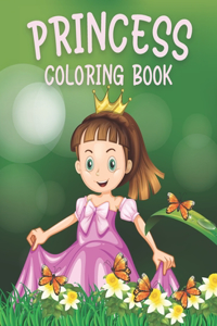 Princess Coloring Book: 50 Cute Unique Coloring Pages