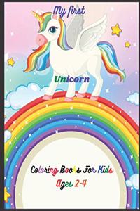 My First Unicorn Coloring Books