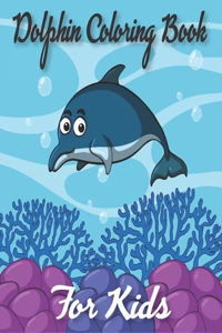 Dolphin Coloring Book for kids
