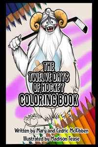 Twelve Days of Hockey Coloring Book