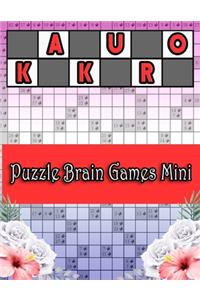 Kakuro Puzzle Brain Games Mini: Special Edition Superb Unique Gift Idea for Birthday/Valentine's/St. patrick's/Sibling's/Friendship/Father's/Mother's/Thanksgiving/Christmas Day or 