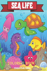 Sea Life Coloring Book