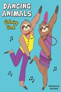 Dancing Animals Coloring Book
