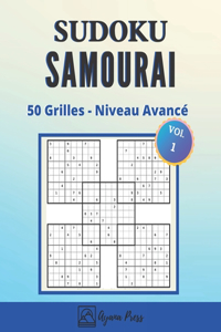 Sudoku Samourai - 50 Grilles - Niveau Avancé