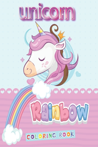 Unicorn Rainbow Coloring Book