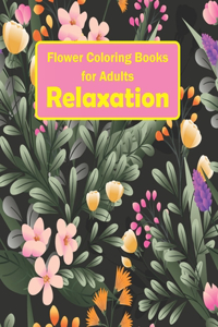 flower coloring books for adults relaxation