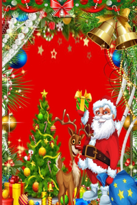 Christmas Coloring Book For Adult (Volume-1)