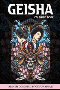 Geisha Coloring Book