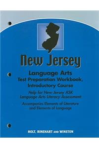 New Jersey Language Arts Test Preparation Workbook, Introductory Course: Help for New Jersey ASK Language Arts Literacy Assessment