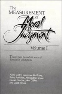 Measurement of Moral Judgment: Volume 1