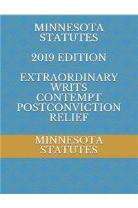 Minnesota Statutes 2019 Edition Extraordinary Writs Contempt Postconviction Relief