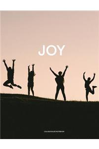 Joy College Ruled Notebook