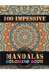 100 Impessive Mandalas Coloring Book