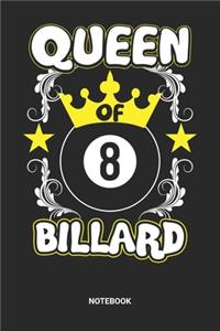 Billard Queen Notebook