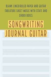 Songwriting Journal Guitar