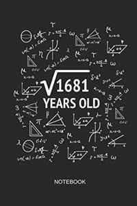 1681 Years Old Notebook
